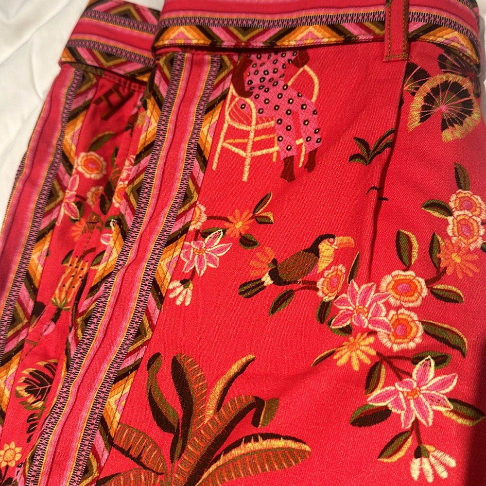 BNWT Farm Rio Secret Garden Shorts Womens Large - Picture 8 of 8